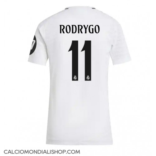 Maglie da calcio Real Madrid Rodrygo Goes #11 Prima Maglia Femminile 2024-25 Manica Corta